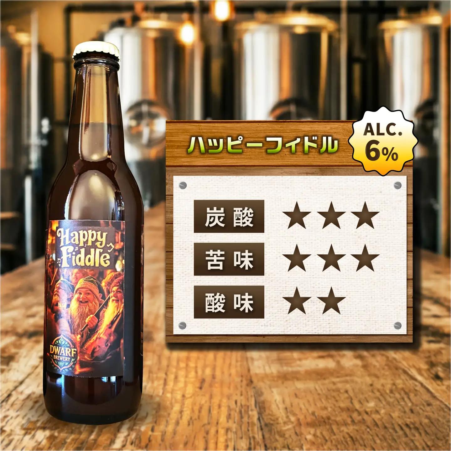 クラフトビール3種セット（レモングラスビール／ハッピーフィドル／サンシャインジグ） 各330mL×1本 ビール お酒 クラフトビール 地ビール 瓶ビール /DwarfBrewery[UFD004]