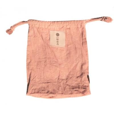 ふるさと納税 熊野市 熊野桜染め　巾着(大)