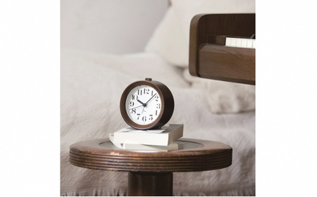 RIKI アラームクロック / ブラウン（WR09-15 BW）レムノス Lemnos 時計 工芸品 装飾品 インテリア  FAD-0823