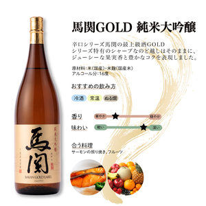 馬関GOLD 純米大吟醸 1.8L  EW175