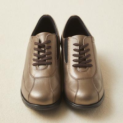 ふるさと納税 大和郡山市 【FookaL】23.0cm フッカル3Eクッション&軽量レディースシューズ　851　ブロンズ |  | 01