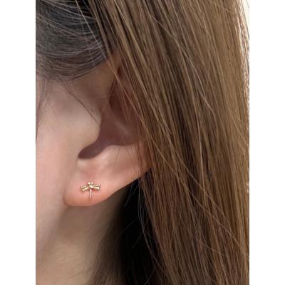 ふるさと納税 甲府市 K18 トンボモチーフピアス(PE8224) |  | 02