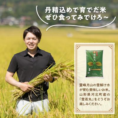ふるさと納税 河北町 【令和8年産米】2026年12月上旬発送 特別栽培米 雪若丸5kg 山形県産 【JAさがえ西村山】 |  | 01