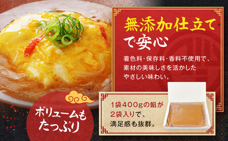 《限定寄付額～9/30》【マルシン飯店】京都・超行列店の天津飯の餡(400g×2袋)｜京都 本格中華 超人気店