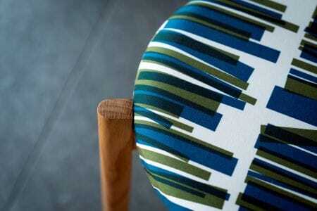 muniスツール【トショカン（青）×ウォルナット（ブラウン）】 イス 家具 インテリア 新生活