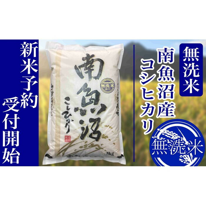 【ふるさと納税】【新米予約・令和7年産】定期便6ヶ月：無洗米10kg南魚沼産コシヒカリ【2025年10月上旬より順次発送予定】 | お米 こめ 白米 食品 人気 おすすめ 送料無料