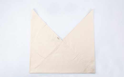 あづま袋＜生成(きなり)＞ 鹿児島 いちき串木野 あづま袋 刷毛染め 本染め 染め物 カバン かばん エコバッグ 撥水加工 伝統 伝統工芸【亀崎染工】【A-1624kH】