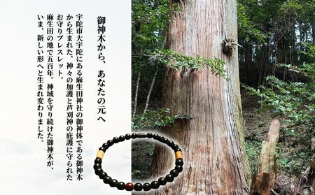 四神と御神木の気が、あなたを導き護る  四神ブレス 6mm玉 ／ 津田瑞苑 アクセサリー ブレスレット 木製 御神木 お守り 津田瑞苑 奈良県 宇陀市 ふるさと納税