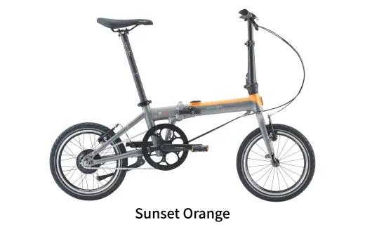 【 Sunset Orange 】 DAHON フォールディングバイク K-FORTH New 16インチ 自転車 電動自転車 電動アシスト自転車 電動 電動アシスト 折りたたみ自転車 折りたたみ 通