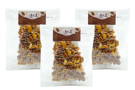 ナッツ 燻製 スモークドナッツ 70g 3袋 計210g [ゴトウくんせい 北海道 剣淵町 14656321] 燻製ナッツ スモークナッツ スモーク くんせい おつまみ つまみ 常温