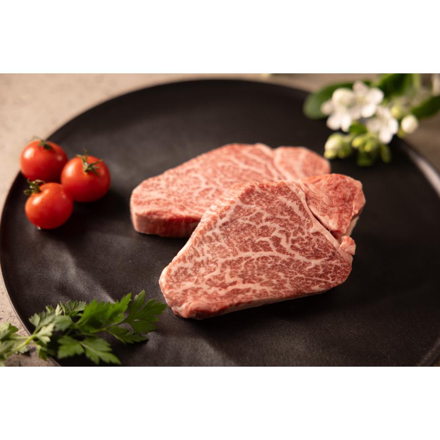 ＜京都丹波牧場＞”長期肥育”黒毛和牛「平井牛」A5ランクステーキ用（フィレ）100g×2（計200g）