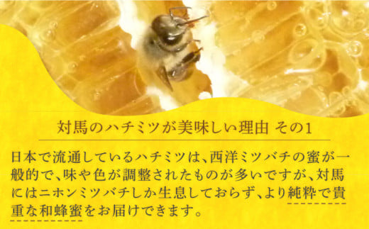 【令和5年産ハチミツ】国産 対馬 和蜂 はちみつ 4種 食べ比べ セット 《対馬市》【特定非営利活動法人 對馬次世代協議会（対馬コノソレ）】 蜂蜜 ハチミツ 日本ミツバチ 二ホンミツバチ [WAM01