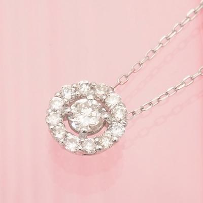 ふるさと納税 甲府市 プラチナ 0.3ctダイヤモンド ペンダントネックレス　HH019184 |  | 01