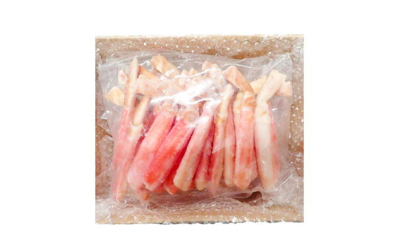 根室海鮮市場＜直送＞お刺身OK！生本ずわいがに棒肉ポーション1kg(500g×2P)(計24～40本) C-28026