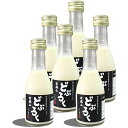 【ふるさと納税】どぶろく 寒風山 ミニサイズ 6本セット 180ml×6本 秋田県 男鹿市【白山酒造】　【 お酒 アルコール あきたこまち 滝ノ頭の水 原材料 秋田県オリジナル麹 あめこうじ アルコール 醸造酒 】