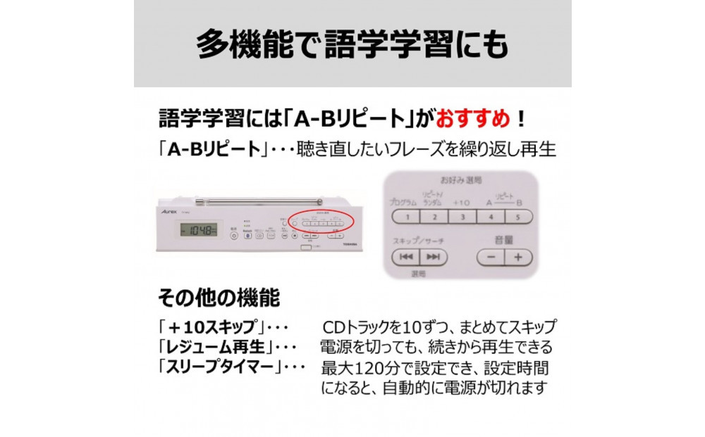 東芝 Bluetooth送受信機能＆高音質な密閉型ネオジウムスピーカー搭載 TY-AN2(W)