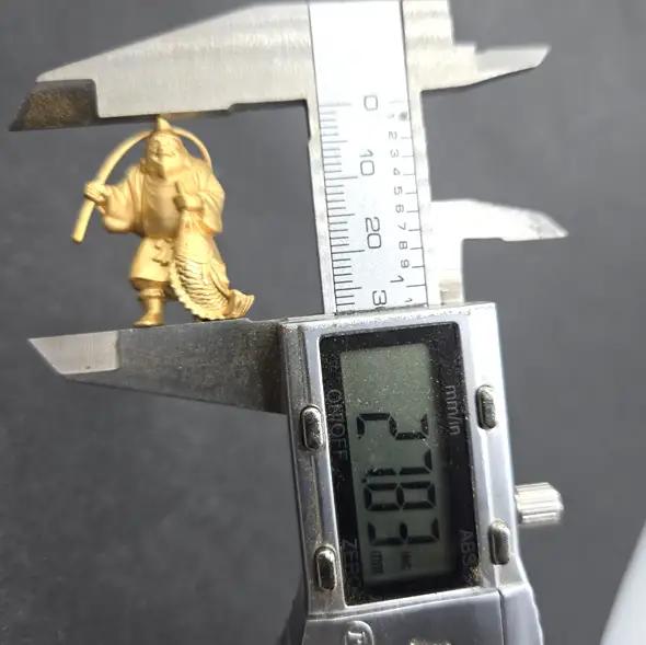 【造幣局ホールマーク入り】【純金】恵比寿　大 15~16g　【甲斐石和温泉七福神】　252-027