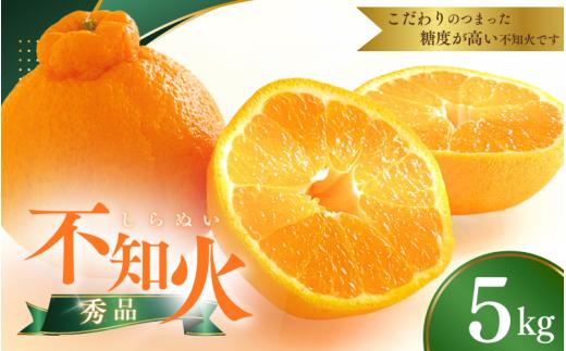  【先行予約】秀品 ハウス不知火 5kg【L～4Lのサイズおまかせ】【2026年1月下旬から2025年２月下旬頃に順次発送】＜味好農園＞/不知火 デコポン 蜜柑 みかん 柑橘 果物 フルーツ 【agy038】 