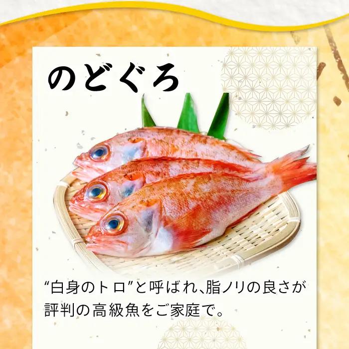 ノドグロ・笹カレイセット【のどぐろ一夜干し かれい一夜干し 干物セット のどぐろ干物 2尾 1尾あたり120～140g 笹カレイ干物 4尾 1尾あたり50～60g 島根県産 大田市産 ノドグロ 笹カレ