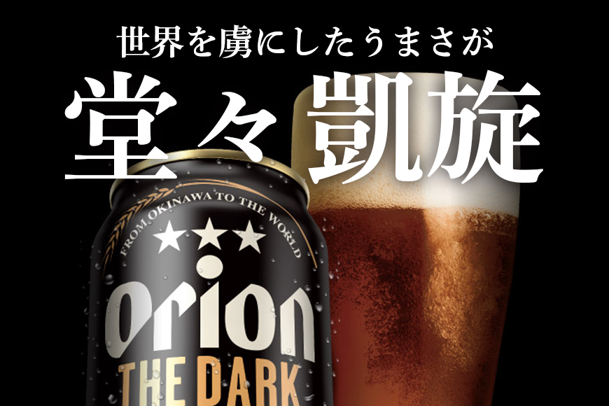 オリオン ザ・ダーク(350ml×24缶)1ケース 24本 クラフトビール 沖縄 ビール BEER 黒ビール 生ビール オリオン orion お酒 缶ビール 地ビール 箱買い まとめ買い アルコール 