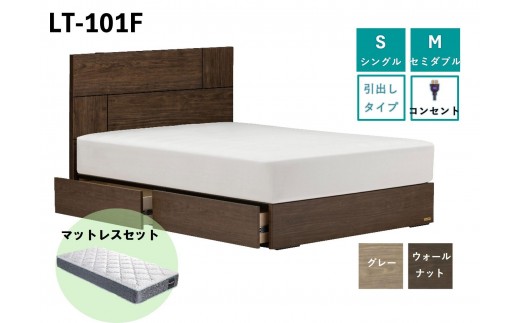 
                  フランスベッド ライフトリートメント LT-101F（収納タイプ）シングル／セミダブル
                