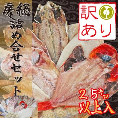 ふるさと納税 館山市 【訳あり】房総規格外詰め合せセット　2.5kg以上(干物・切り身・漬け魚・すり身等) |  | 01