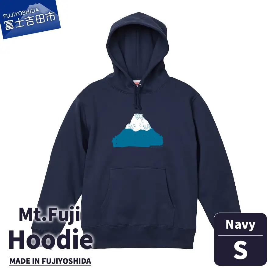 Mt.Fuji Hoodie《MADE IN FUJIYOSHIDA》Navy Sサイズ