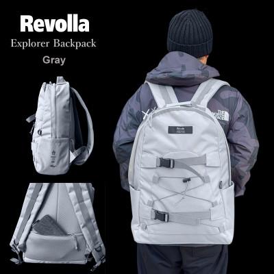 ふるさと納税 牧之原市 背面セキュリティーポケット付き 全天候型 エクスプローラーリュック 28リットル 【グレー】