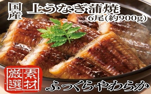 
            CE018.【国内産】上うなぎ蒲焼.6尾（約900g）『1~2ヶ月前後でお届け！！』
          