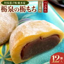 【ふるさと納税】但馬菓子処 総本家 栃泉の栃もち こしあん&つぶあん ミックス 各6個の12個入り 冷凍品 栃もち とち餅 栃餅 もち お餅 おもち 和菓子 菓子 スイーツ 和スイーツ 食べ比べ こしあん つぶあん【配送不可地域：離島】【1344843】兵庫県 新温泉町 送料無料