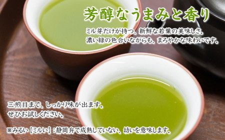 038-4　摘みたて！特上深蒸し茶100ｇ×3本　包装袋セット