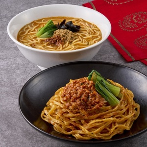 【NCOL-44】日清中華 汁なし担々?大盛りと辣椒担々麺の2種セット (a11-144)