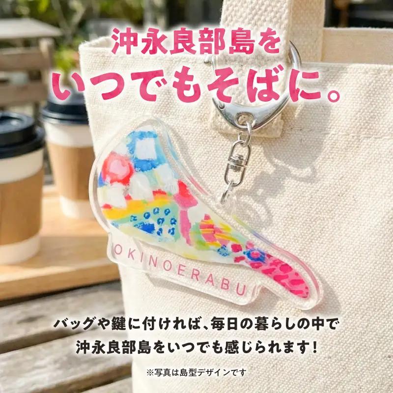 沖永良部島キーホルダー （ ウミガメ ） W073-001-03 キーホルダー
