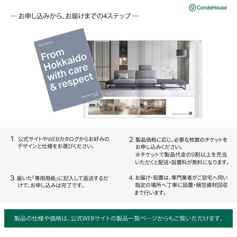 旭川家具 カンディハウス 返礼品自由選定型 1万円分 チケット ｜ 家具  _03923