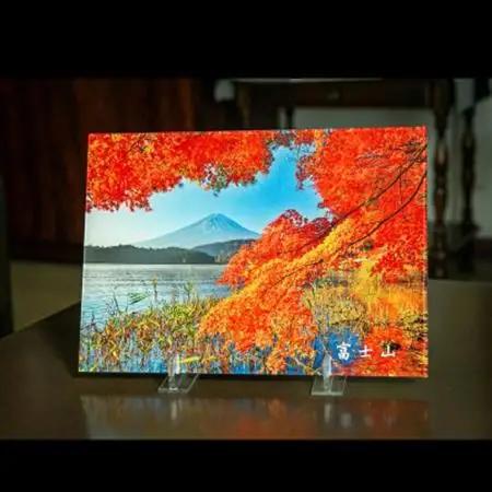 富士山アクリルパネル　A4　秋【配送不可地域：離島】【1542300】