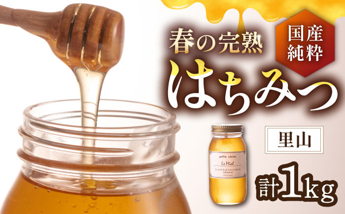 
                  春の完熟 はちみつ 里山 1kg《豊前市》【須田養蜂場】[VAR006] 天然 国産 純粋 非加熱 甘い 純粋はちみつ 天然はちみつ 天然蜂蜜 honey はちみつ ハチミツ
                
