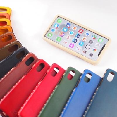 ふるさと納税 七尾市 【iPhoneXS用】本革ケース/ブラウン/ハンドメイド |  | 02