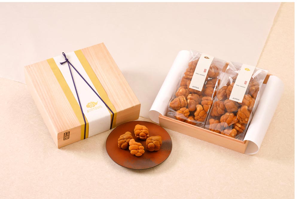 【ふるさと納税】奈良県特産吉野杉箱入り/紅茶味食べ比べセット KINTOUN babycastella カステラ 一口カステラ ベビーカステラ 奈良県 奈良市 なら 15-016