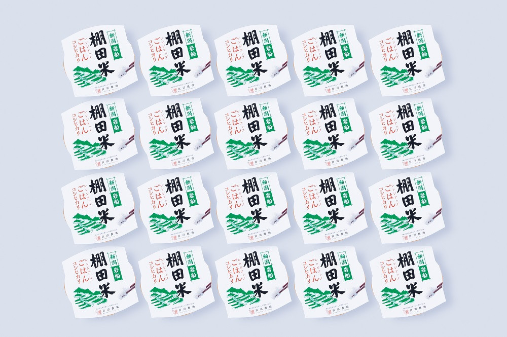 
            【令和7年産米】【定期便：5ヶ月連続でお届け】新潟県村上市岩船産 棚田米コシヒカリのパックごはん(150g×20個)×5ヶ月 1067138
          