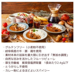 【ギフト仕様】妊婦さんたちのために野菜とフルーツで作ったビーフカレー 6食セット【092D-016】