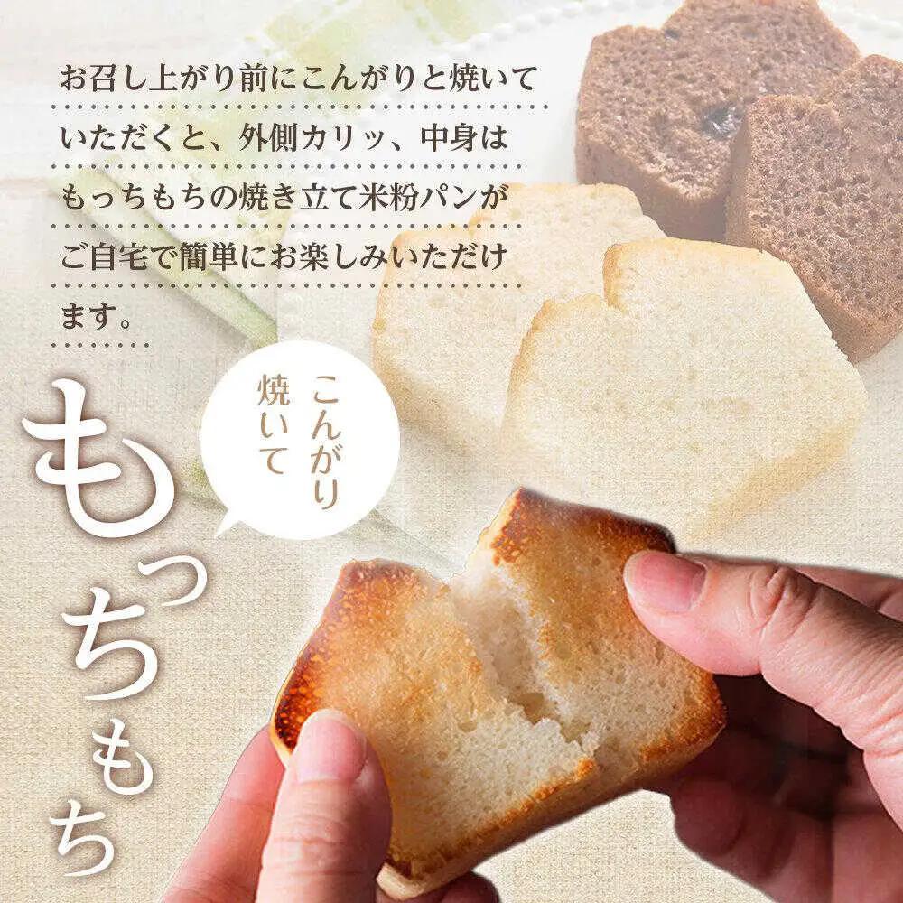 グルテンフリー 米粉パンの2種（プレーン、チョコ＆ココア） [BACW011]パン