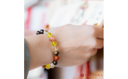 志望校合格パワーストーンブレスレット(合格祈願01)･8mm玉 (17.6cm) 17.6cm