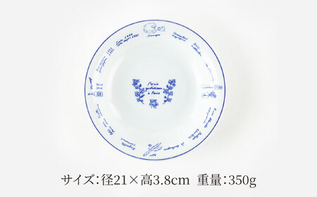 【美濃焼】パリの暮らし カレー皿 5点 セット【山正各務陶器】550902　[MFW009]