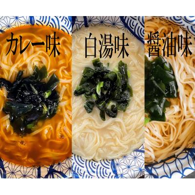 ふるさと納税 湯沢市 稲庭うどんの即席タイプ3つの味　10食セット[B5-03011] |  | 01