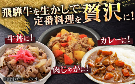 飛騨牛 切り落とし 500g 等級 部位お任せ 化粧箱入り 牛肉 岐阜市 / だるまミート[ANBE013]
