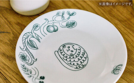 【波佐見焼】Pebble Ceramic Studioコラボ Catパン皿 2枚【アイユー】[UA68]