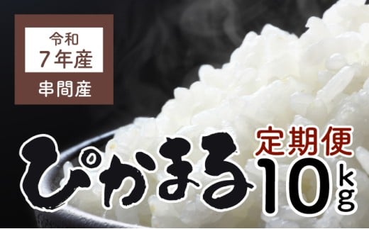 【定期便・全2回】令和7年産「超早場米」ぴかまる 計10kg（5kg×2回） 米 お米 おにぎり おむすび お弁当 精米 白米 ブランド米 低アミロース 国産 生鮮食品 中島米穀店 グルメ 串間市 _K028-T001