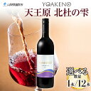 【ふるさと納税】YOAKENO天王原北杜の雫 750ml 【選べる本数　1本or12本】 ふるさと納税ワイン 北杜の雫 赤ワイン 酒 お酒 果実酒 贈答 ギフト プレゼント 晩酌 宅飲み 家飲み キャンプ BBQ バーベキュー パーティー 熨斗 のし 名入れ不可 送料無料 山梨県 笛吹市　177-4-083