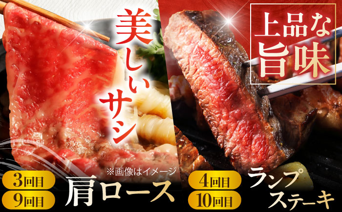 【最高級の佐賀牛贅沢コース！】佐賀牛12回定期便＜総量7.8kg！＞シルバーコース【ミートフーズ華松】 [FAY039]