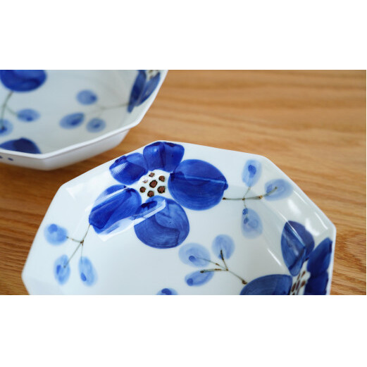 皓洋窯 食卓を楽しむ リム八角鉢Mサイズ2個セット 取り鉢 取皿 小鉢 ペア 2枚 皿 食器 うつわ 器 ギフト 贈り物 A20-259_イメージ3